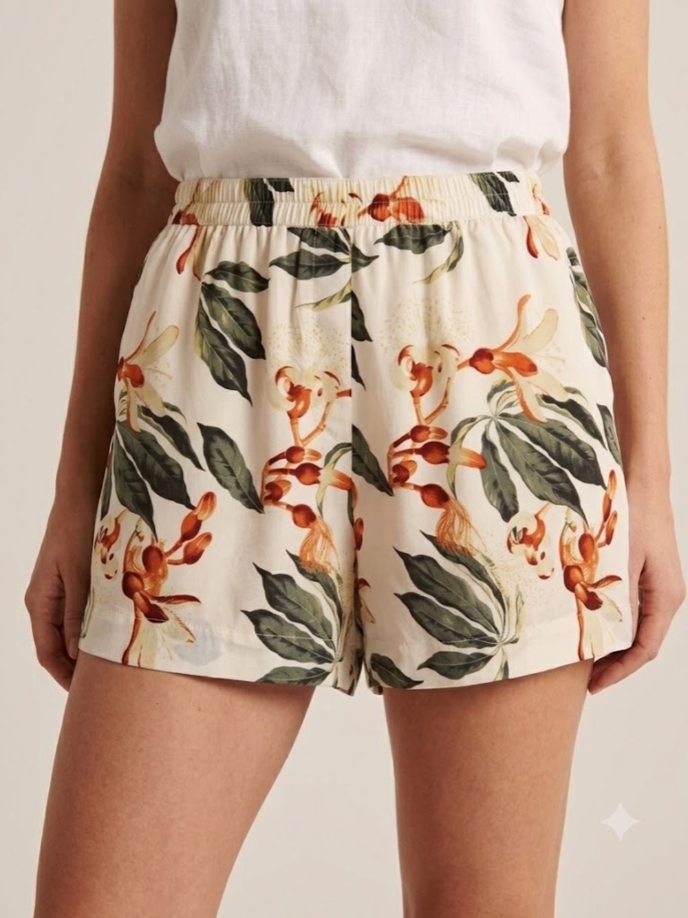 Aritzia Babaton⎜ALESSANDRO SHORT⎜BIRCH / ORANGE